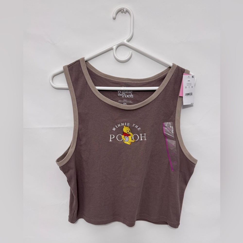 Target Winnie the Pooh Brown Tank Top